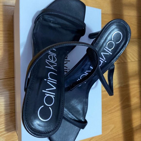 Calvin Klein Halena Stiletto in Black - Picture 2 of 4